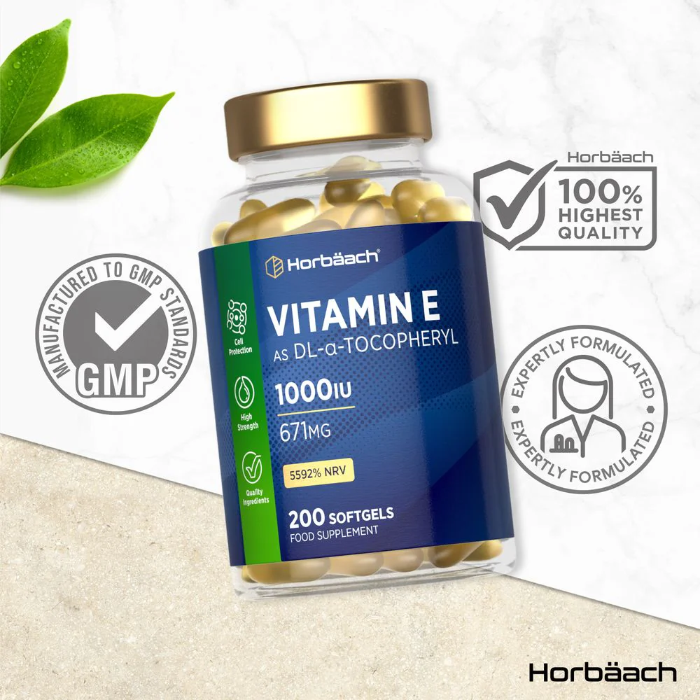 Vitamin E 1000 IU | 200 Softgels - Image 5
