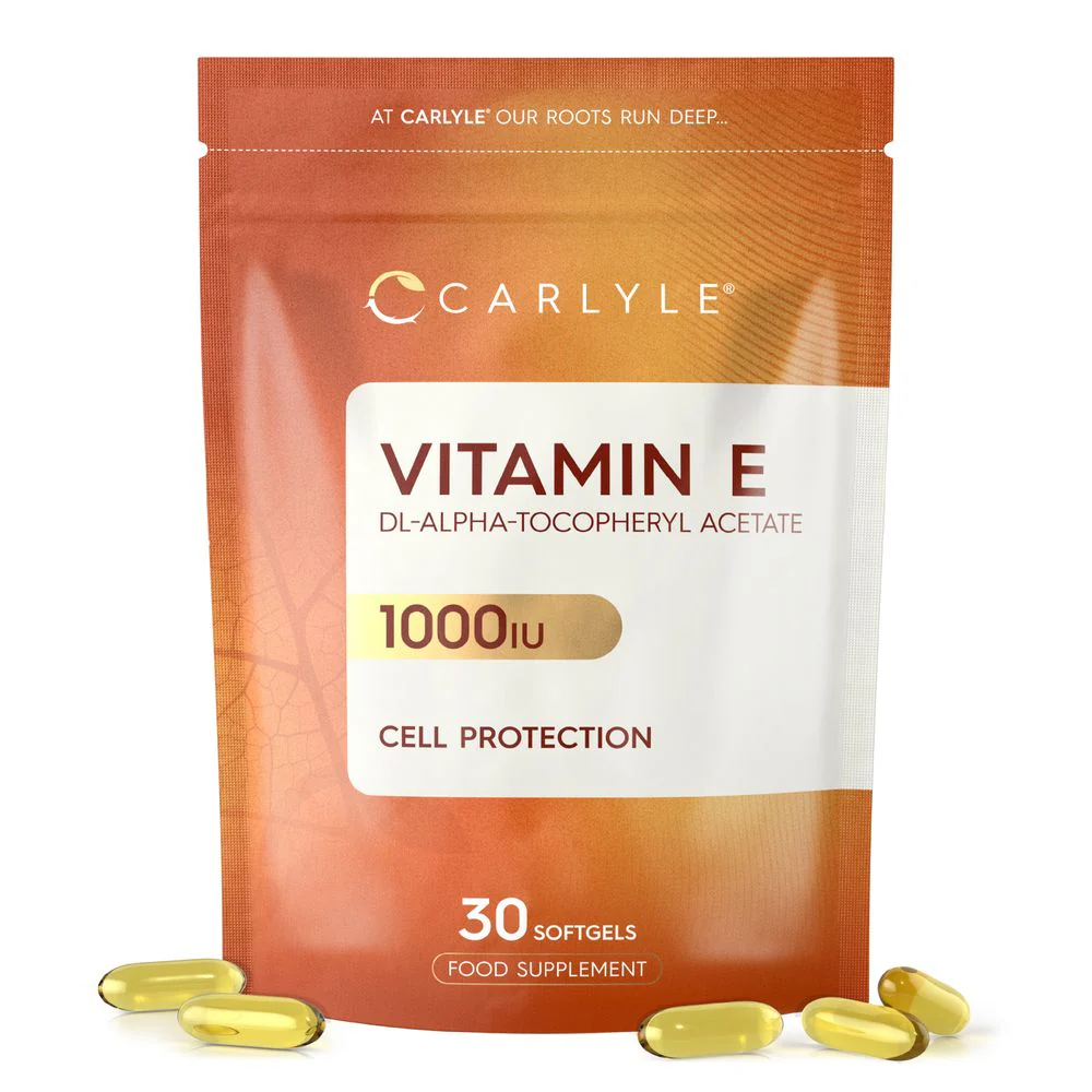 Vitamin E 1000iu | 30 Softgels | By Carlyle