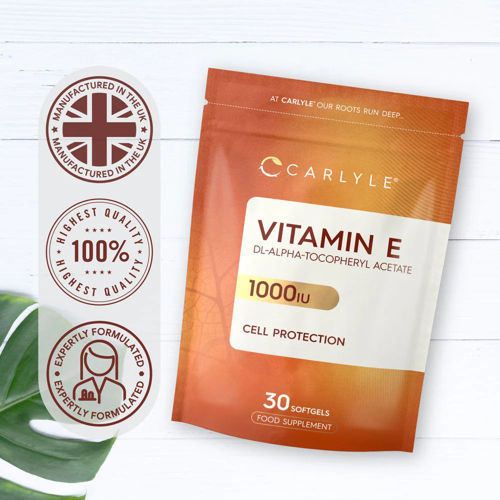 Vitamin E 1000iu | 30 Softgels | By Carlyle - Image 6