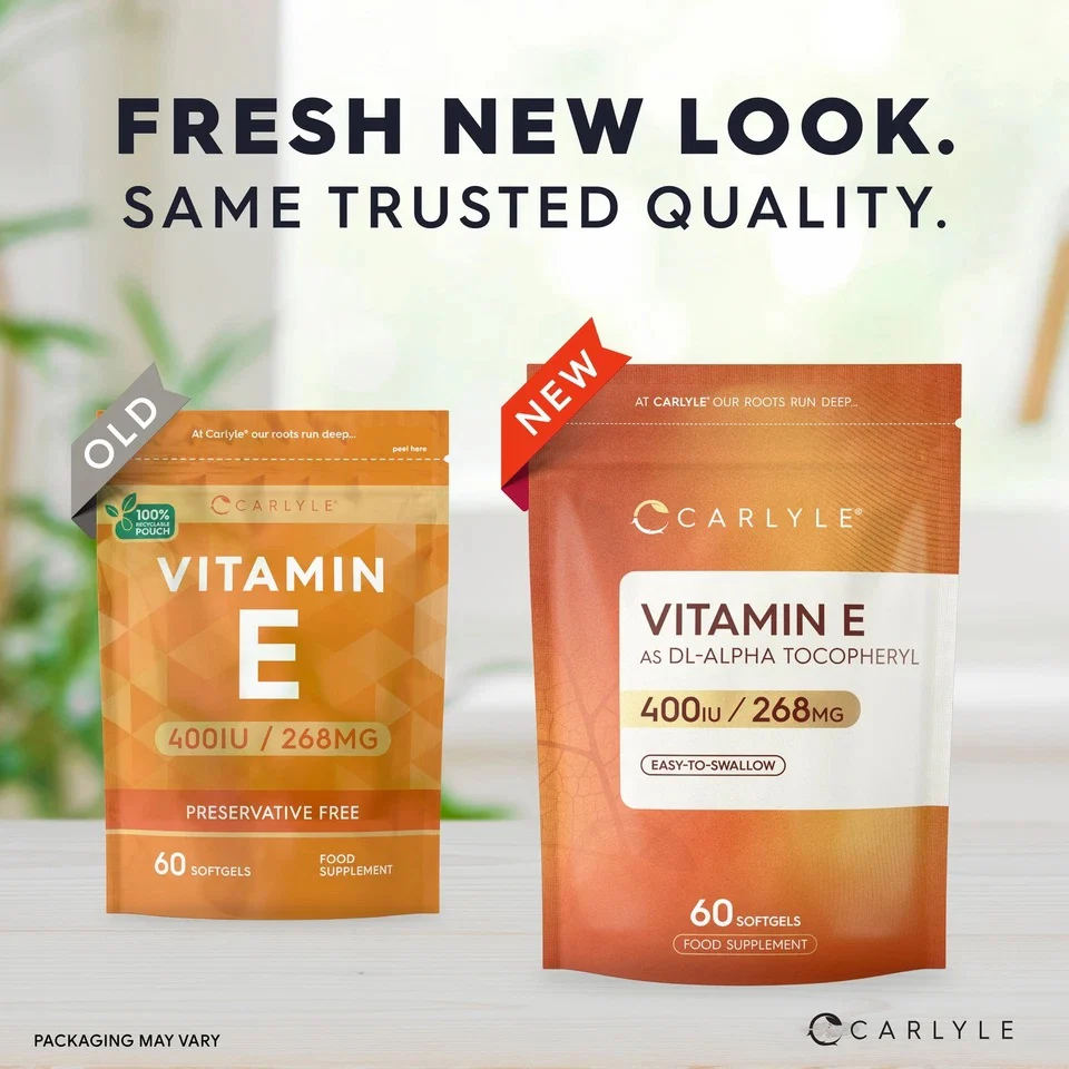 Vitamin E 400 IU | 60 Softgels - Image 4
