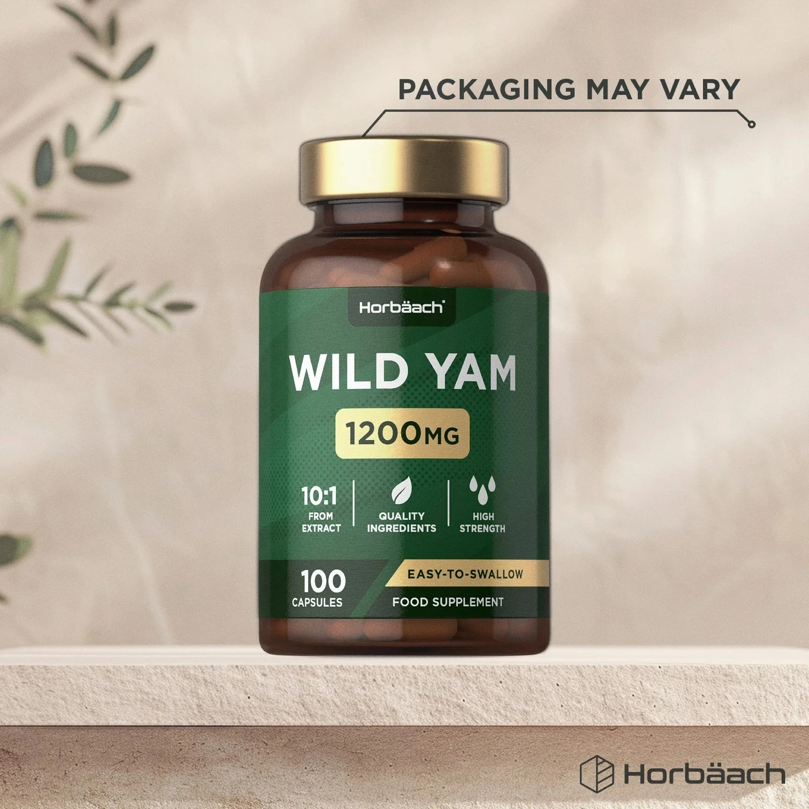 Wild Yam 1200 mg | 100 Capsules - Image 4