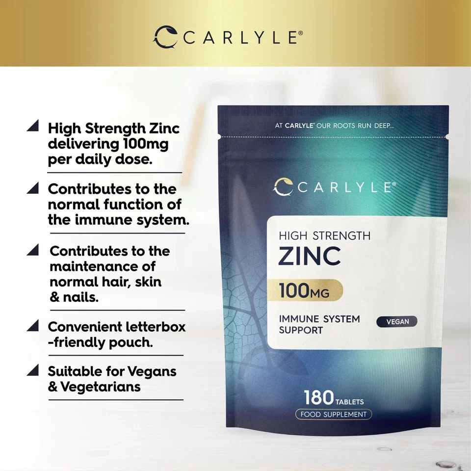 Zinc 100 mg | 180 Tablets - Image 2