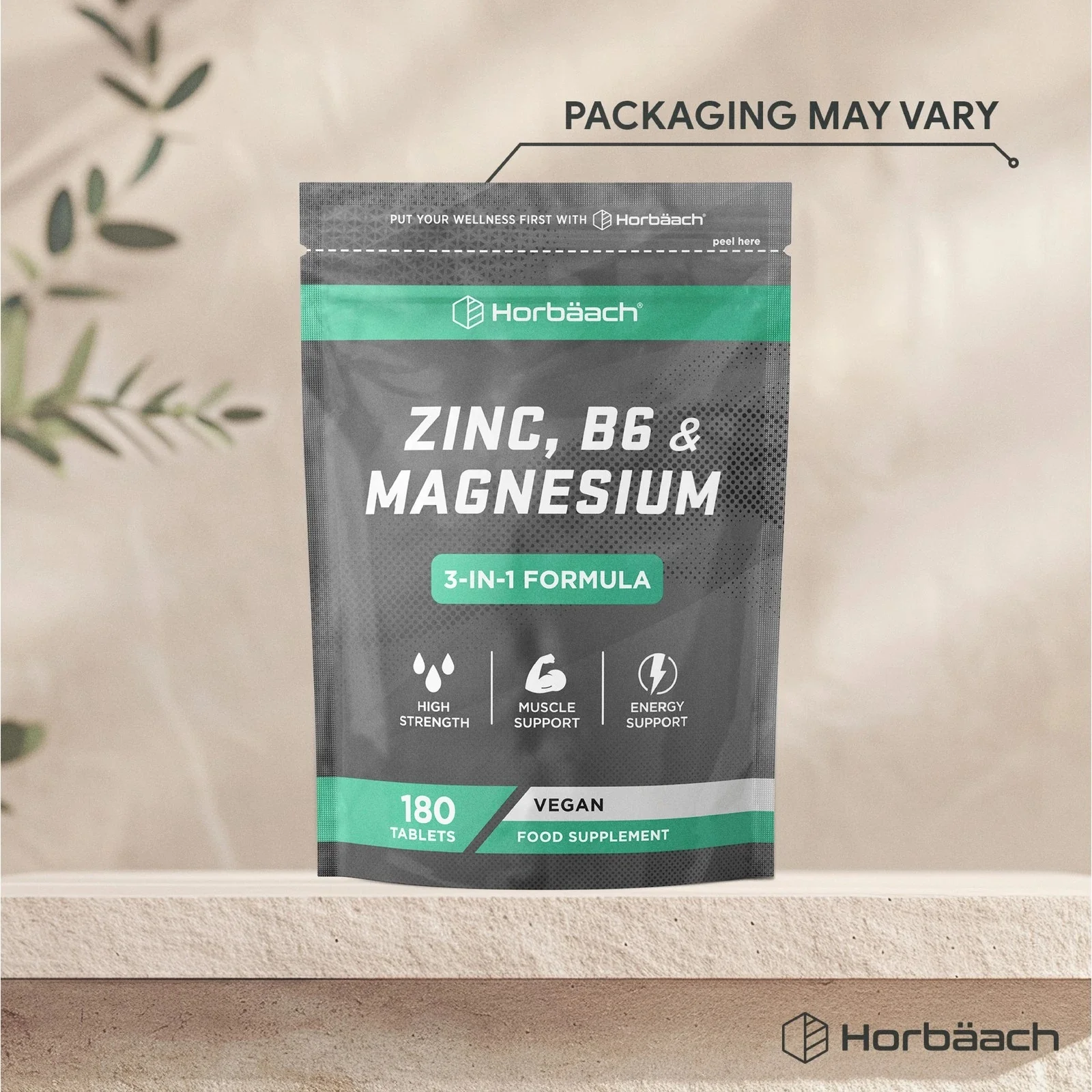 Zinc, Magnesium and Vitamin B6 | 180 Tablets - Image 4